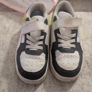 Puma Kids Black and White Sneakers